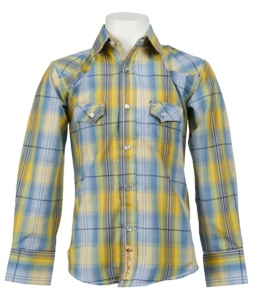 Larry Mahan Boys L/S Western Snap Shirt KLS1311018