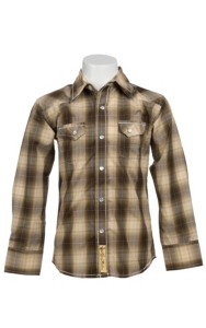 Larry Mahan Boys L/S Western Snap Shirt  KLS1311020