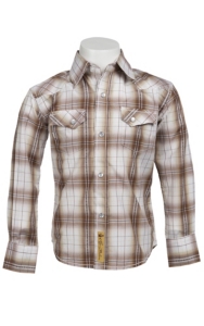 Larry Mahan Boys L/S Western Snap Shirt KLS131105