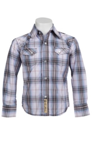 Larry Mahan Boys L/S Western Snap Shirt KLS131106