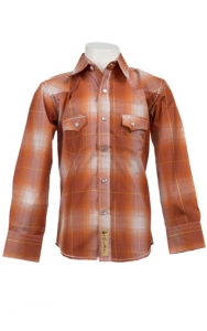 Larry Mahan Boys L/S Western Snap Shirt KLS131108