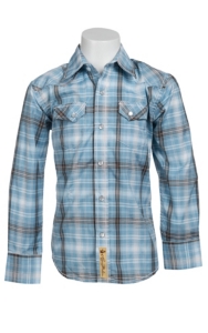 Larry Mahan Boys L/S Western Snap Shirt KLS131109