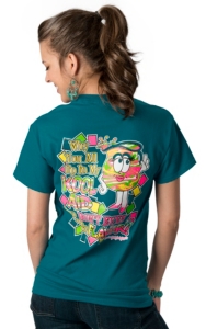 Girlie Girl® Women's Blue All Up In My Kool Aid Short Sleeve Tee
