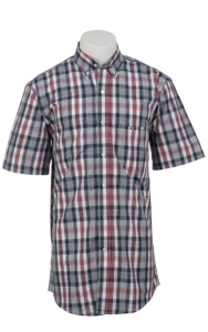 Larro™ S/S Mens Plaid Shirt LA1320303