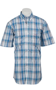 Larro™ S/S Mens Plaid Shirt LA1320305