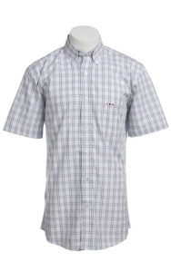 Larro S/S Mens Plaid Shirt LA1320307