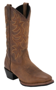 Laredo® Tucumcari™ Men's Vintage Tan Punchy Square Toe Western Boots