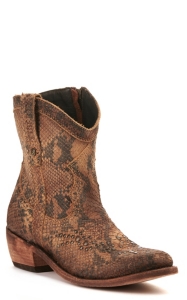 Liberty Black® Women's Toccato Chocolate Distressed Studded Snip Toe Western Fashion Boots