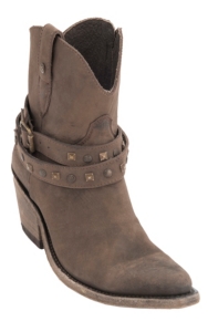 Liberty Black® Women's Toccato Chocolate Distressed Harness Snip Toe Western Fashion Boots