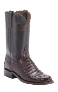Lucchese® 1883™ Men's Sienna Ultra Belly Caiman Exotic Roper Boots