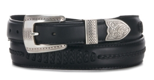 Onyx™ by Brighton® Men's Black Salina Leather 1 1/4