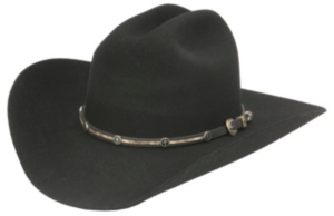 Larry Mahan® 3X Las Cruces Black Felt Cowboy Hat
