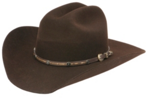 Larry Mahan® 3X Las Cruces Chocolate Felt Cowboy Hat