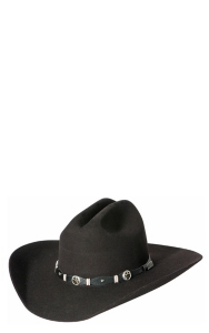 Larry Mahan® 3X Oplin Black Felt Cowboy Hat