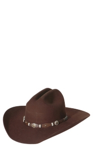 Larry Mahan® 3X Oplin Chocolate Felt Cowboy Hat