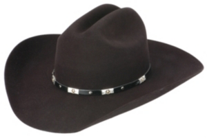 Larry Mahan® 4X Alamo Black Felt Cowboy Hat