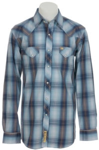Larry Mahan Mens L/S Western Snap Shirt  LM1130711N