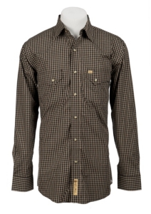 Larry Mahan Mens L/S Western Plaid Snap Shirt LM1240703