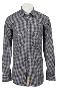 Larry Mahan Mens L/S Western Plaid Snap Shirt LM1240719