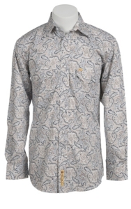 Larry Mahan Mens L/S Western Paisley Snap Shirt LM1310201