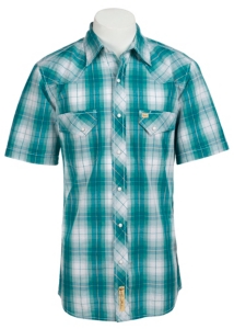 Larry Mahan Mens S/S Western Snap Shirt LM1310702NS