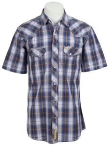 Larry Mahan Mens S/S Western Snap Shirt LM1310704NS