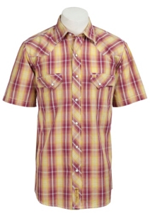 Larry Mahan Mens S/S Western Snap Shirt LM1310706NS