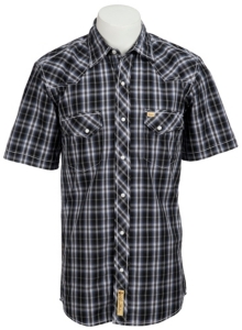 Larry Mahan Mens S/S Western Snap Shirt LM1310709NS