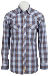Larry Mahan Mens L/S Western Snap Shirt LM1310718NS