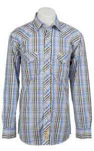 Larry Mahan Mens L/S Western Snap Shirt LM1310726NS
