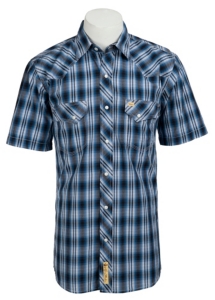 Larry Mahan Mens S/S Western Snap Shirt LM1311103S