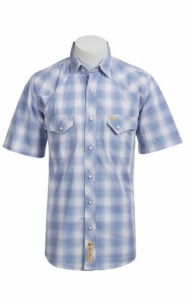 Larry Mahan Mens S/S Western Snap Shirt  LM1311105S