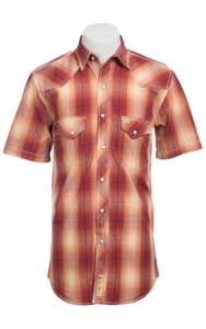 Larry Mahan Mens S/S Western Snap Shirt LM1320709NS