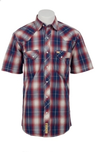 Larry Mahan Mens S/S Western Snap Shirt LM1320711NS