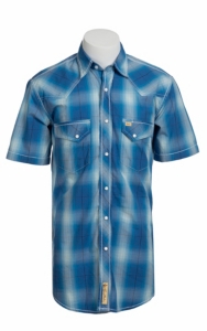 Larry Mahan Mens S/S Western Snap Shirt LM1320717NS