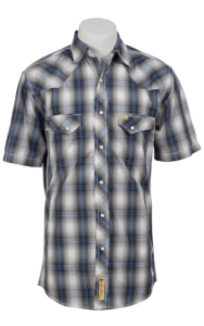 Larry Mahan Mens S/S Western Snap Shirt LM1320719NS