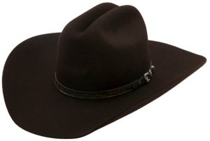 Larry Mahan® 3X Retro Chocolate Felt Cowboy Hat
