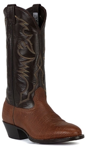 Larry Mahan® Men's Aztec and Chocolate Brown U-Toe Shoulder Western Boot