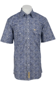 Larry Mahan Mens S/S Western Snap Shirt  LMX1320202