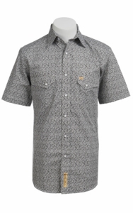 Larry Mahan Mens S/S Western Snap Shirt LMX1320703