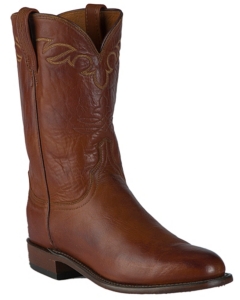 Lucchese® 1883™ Men's Cognac Burnished Ranch Hand Roper Boot