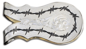 Montana Silversmiths® Silver Barbed Wire Money Clip