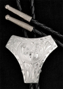 M&F Western® SIlver Etched Bolo Tie