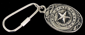 Texas State Seal Key Chain