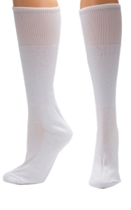 Justin® Women's White 2-Pack Over the Calf Boot Socks