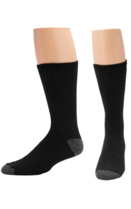 Justin Original Work Boots® Men's Black 3-Pack Workboot Socks