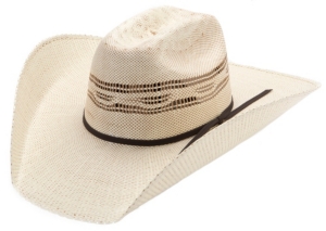 M&F® 10X Tan Two-Tone Bangora Straw Cowboy Hat
