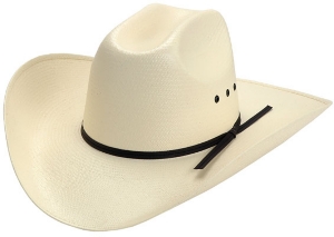 M&F® Natural Shantung 2-Cord Band Cowboy Hat