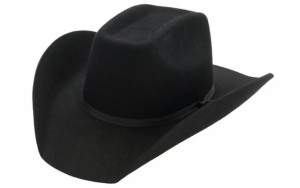 M&F® Uvalde Kids Black Felt Cowboy Hat
