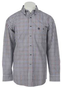 George Strait by Wrangler L/S Mens Plaid Shirt MGS13RM